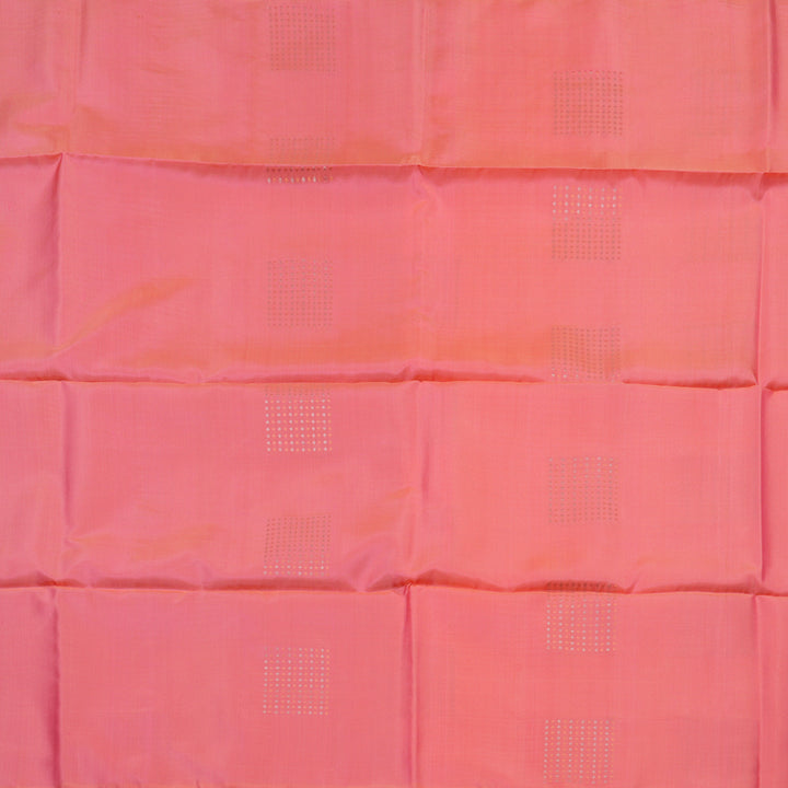 Hayagrivas Peach Pink Handloom Soft Silk Saree BBD1561A7-14