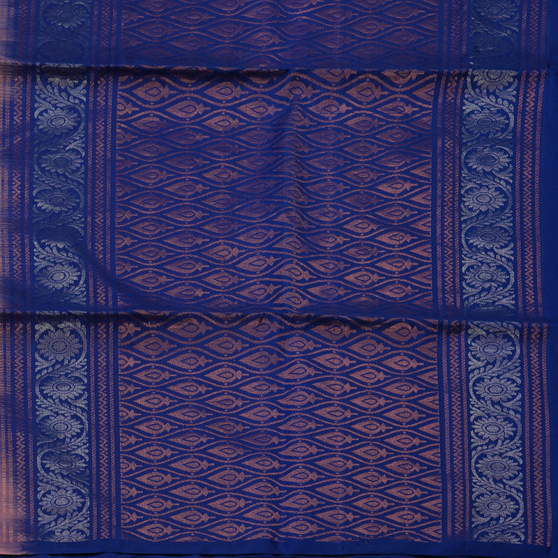 Hayagrivas Peach Pink Handloom Soft Silk Saree BBD1561A7-14