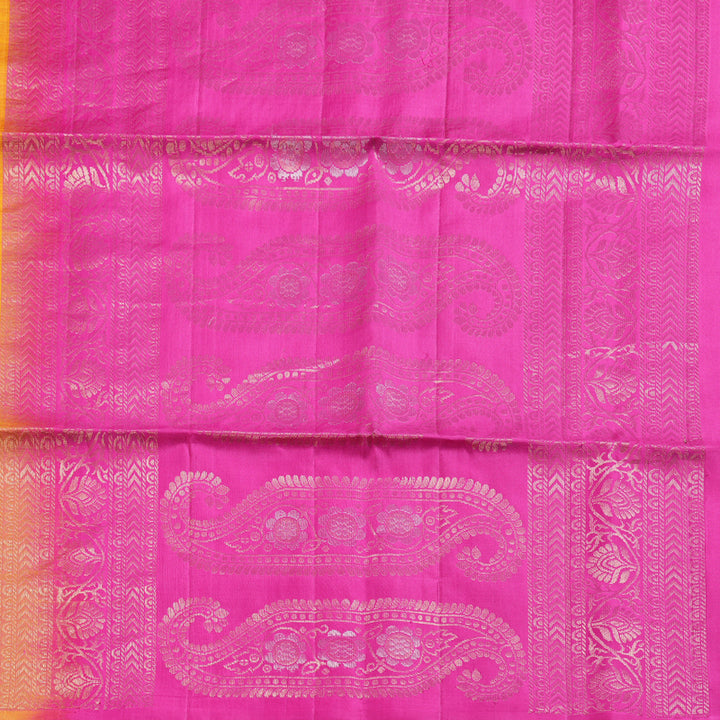 Hayagrivas Handloom Sunflower Yellow Soft Silk Saree BBD1562A7-6