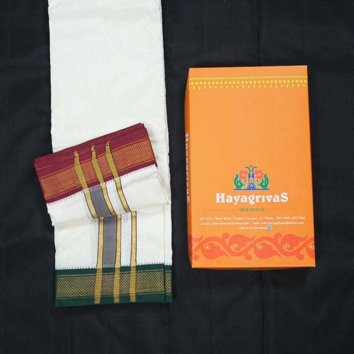 Hayagrivas Handloom Silk Dhothi BBD1563A6-3