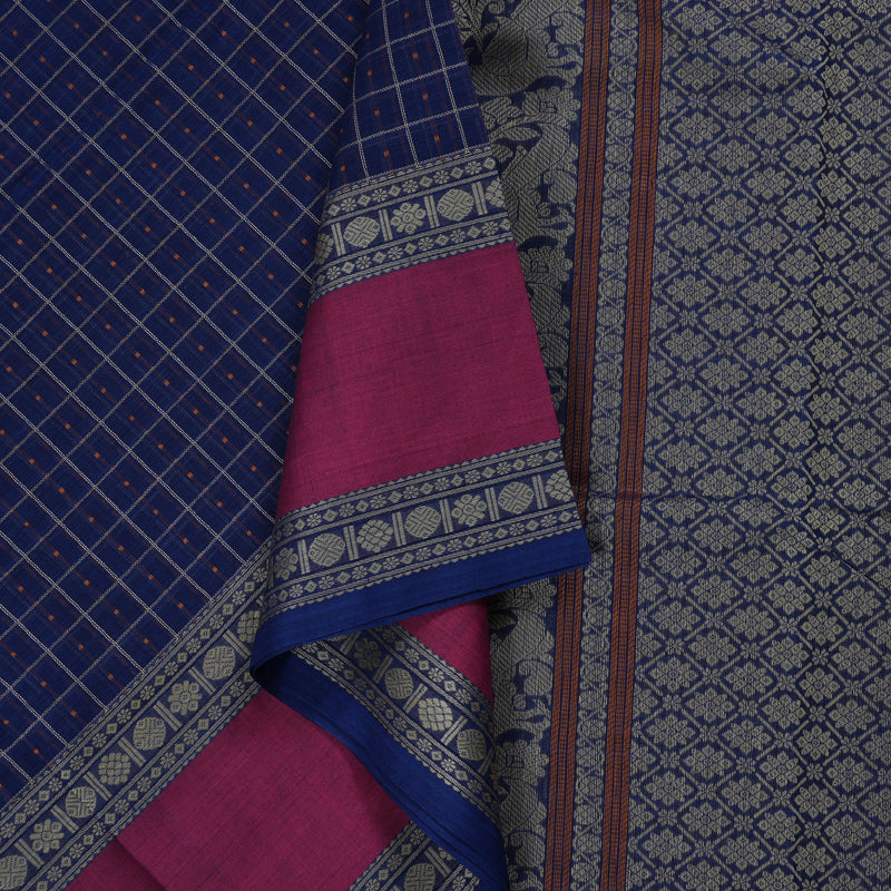 Hayagrivas Handloom Pure Cotton Saree BBD1630A17-2