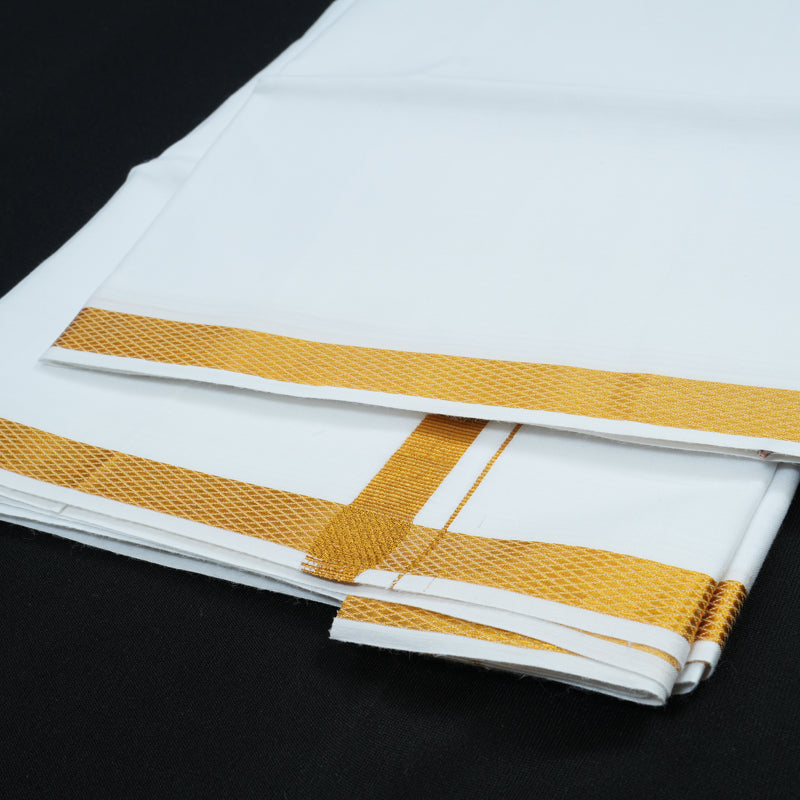 Hayagrivas Handloom 8 Mulam Cotton Dhoti BBD1707B1-1