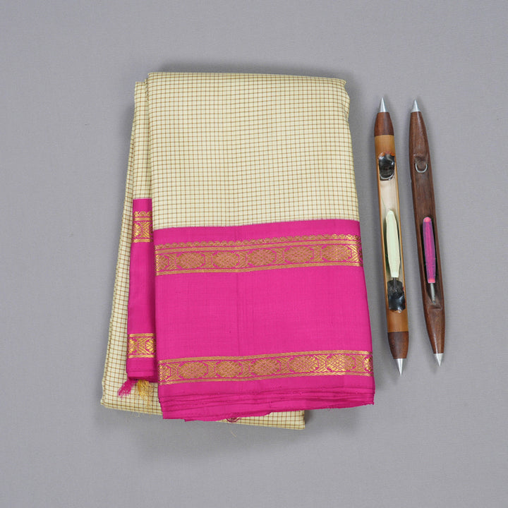 Hayagrivas Handloom Retta Pettu Korvai Kanjivaram Silk Saree BBD1709B1-3