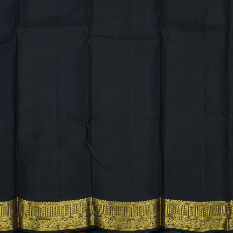 Hayagrivas Handloom Multicolour Checks Kanjivaram Silk Saree BBD1712811-1