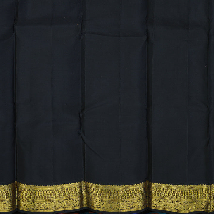 Hayagrivas Handloom Multicolour Checks Kanjivaram Silk Saree BBD1712811-1