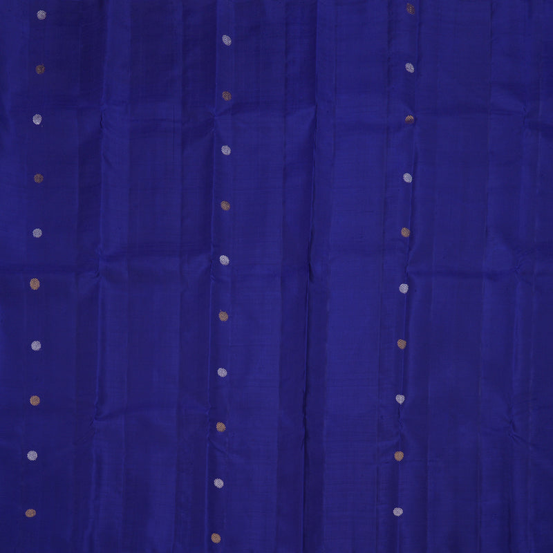 Hayagrivas Dark Blue Kanjivaram Silk Saree - BBD174E2-1