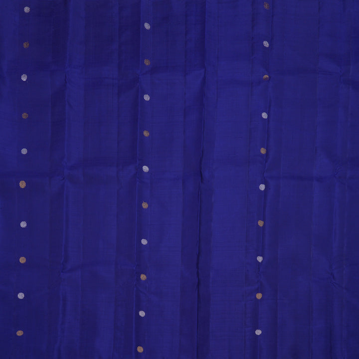 Hayagrivas Dark Blue Kanjivaram Silk Saree - BBD174E2-1