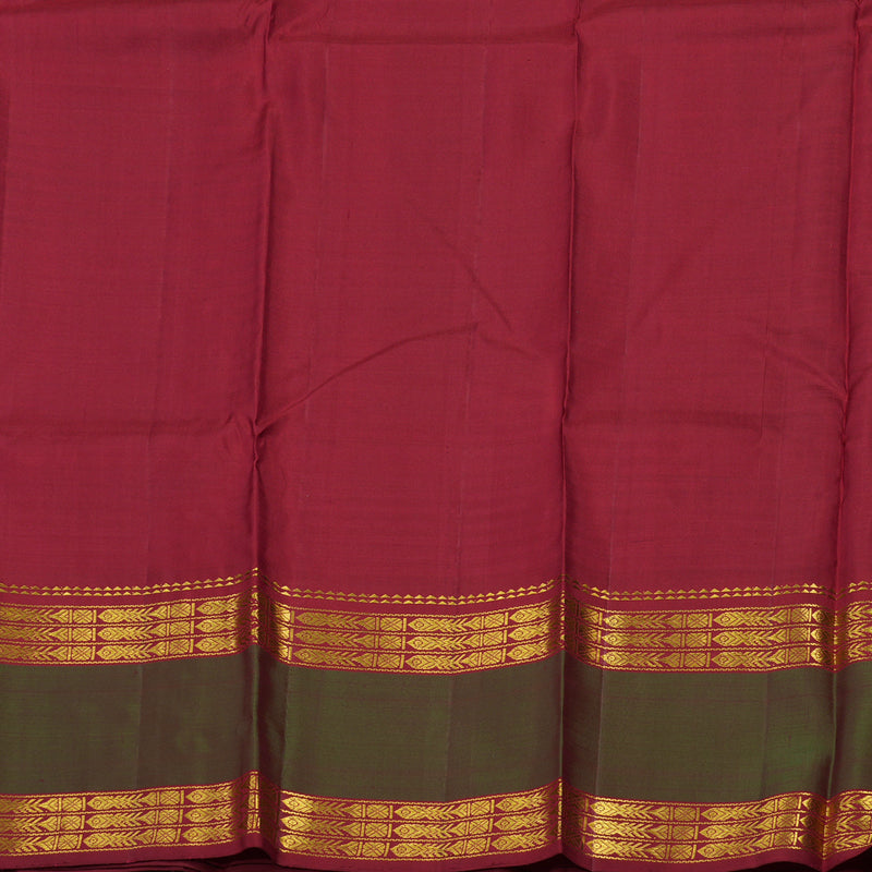 Hayagrivas Handloom Multicolour Kanjivaram Silk Saree with Manthalir Border BBD176E4-6