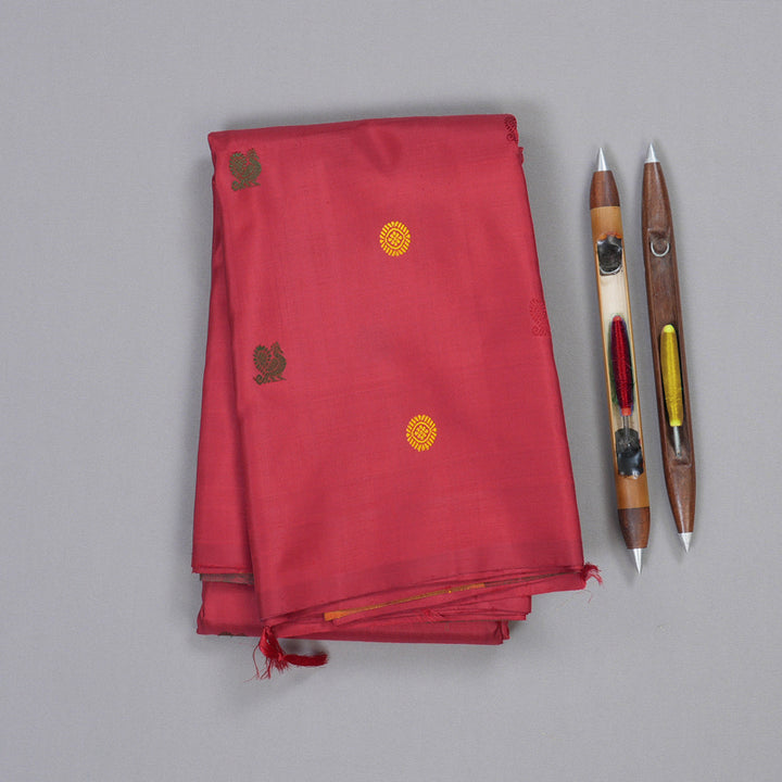 Hayagrivas Red Kanjivaram Silk Saree BBD1780B2-1