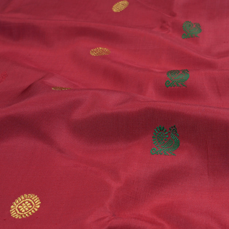 Hayagrivas Red Kanjivaram Silk Saree BBD1780B2-1