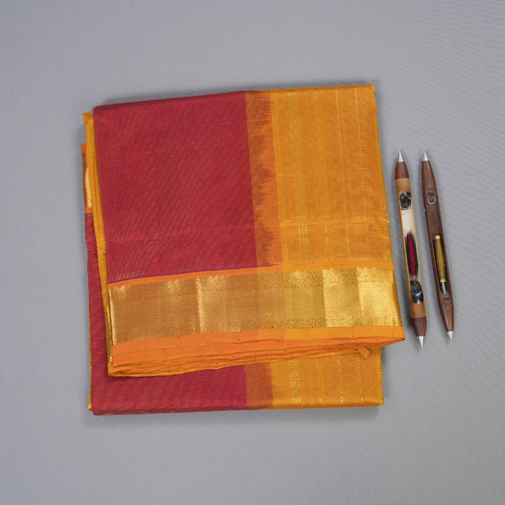 Hayagrivas Handloom Ten Yards Vairaoosi Silk Cotton Saree BBD1805B4-2