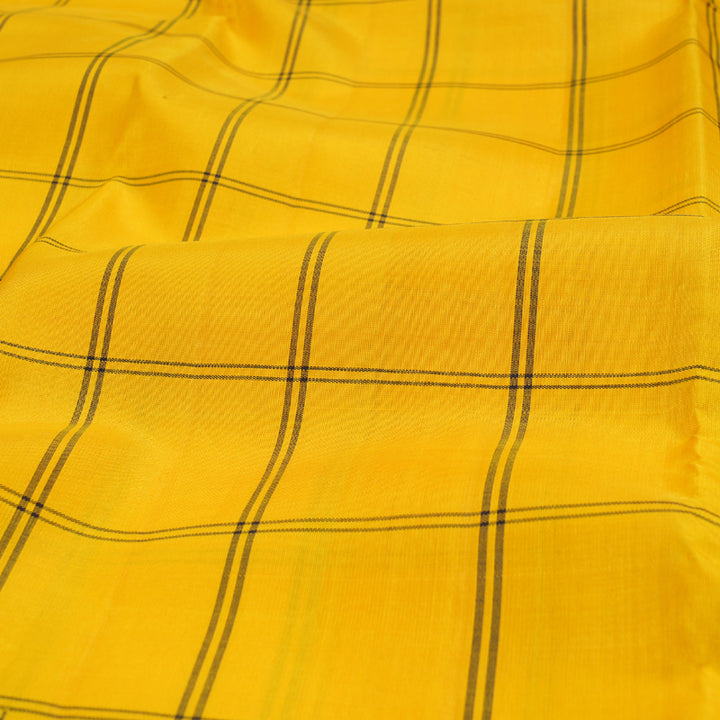 Hayagrivas Radiant Yellow Handloom Kanjivaram Silk Saree BBD1814B5-1