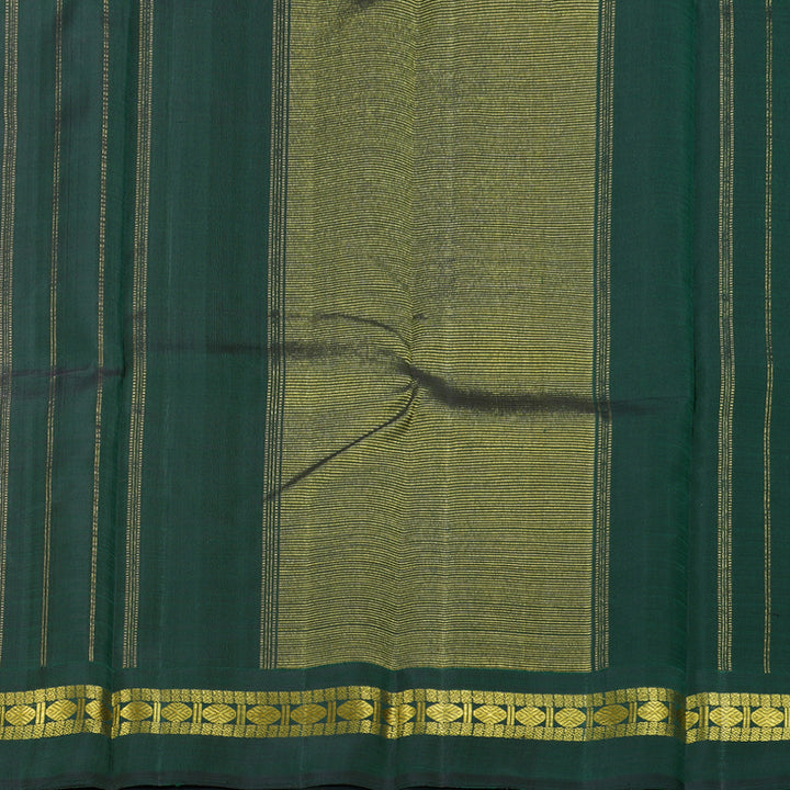 Hayagrivas Handloom Yellow With Green & Purple  Korvai Kanjivaram Silk Saree BBD1871B3-6