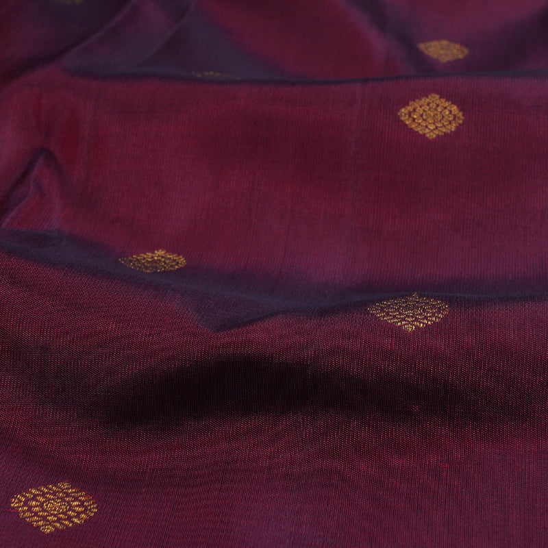 Hayagrivas Deep Maroon Kanjivaram Silk Saree - BBD1895C5-1