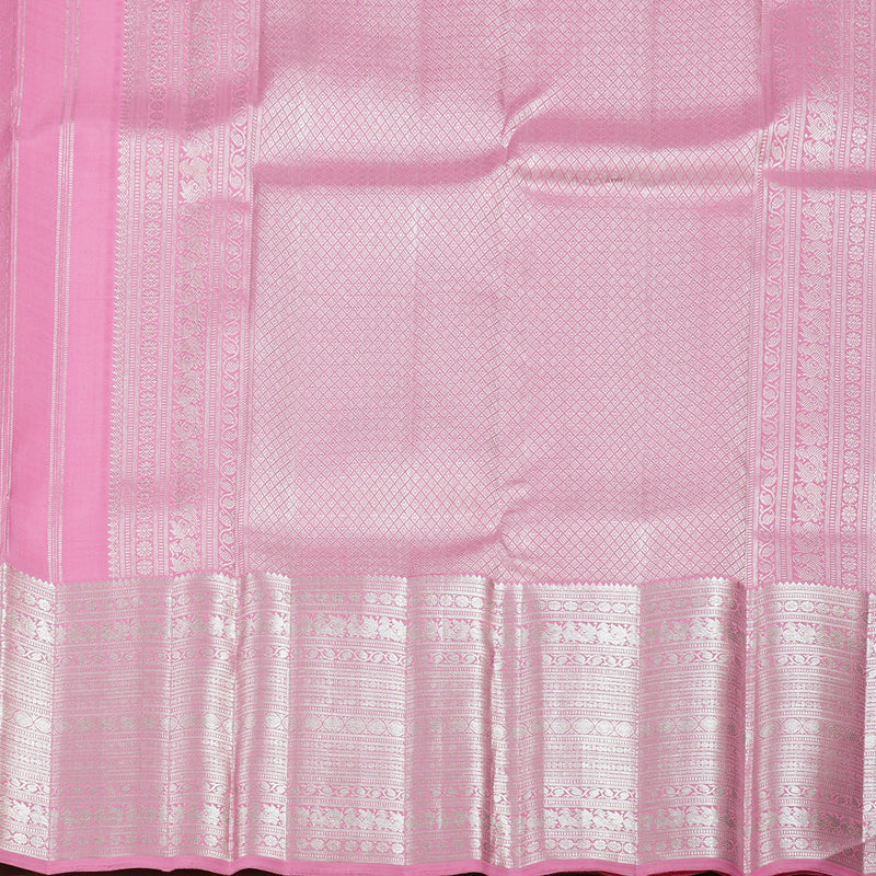 Hayagrivas Baby Pink Kanjivaram Silk Saree BBD189E7-1