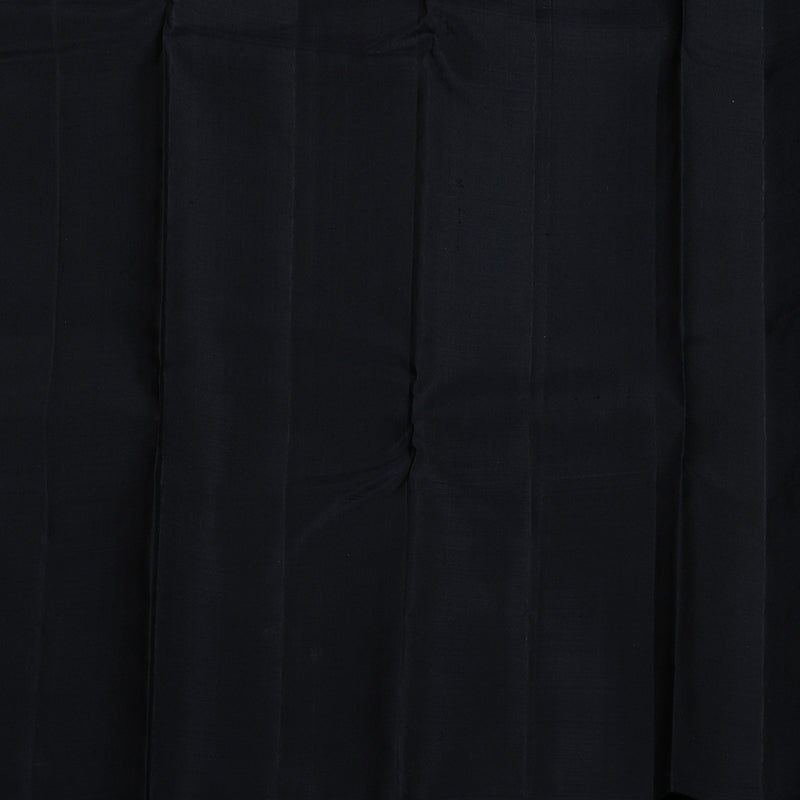 Hayagrivas Black And Bottle Green Handloom Kanjivaram Silk Saree BBD18D3-2