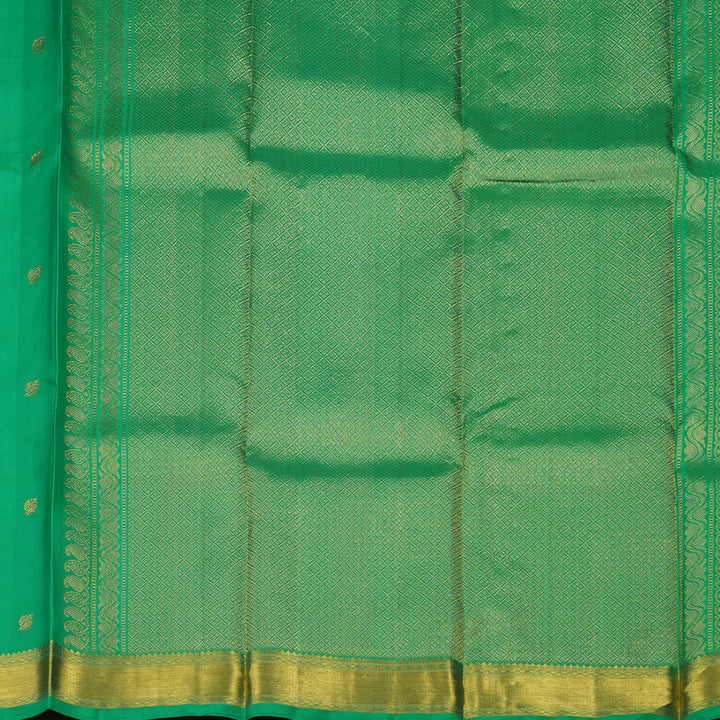Hayagrivas Handloom Light Green Kanjivaram Silk Saree BBD1922C1-5