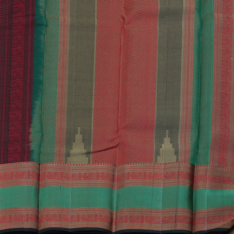 Hayagrivas Handloom Thread Work Kanjivaram Silk Saree