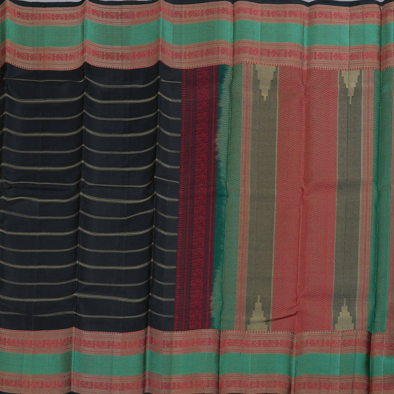 Hayagrivas Handloom Thread Work Kanjivaram Silk Saree