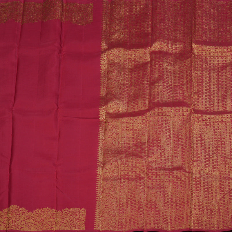 Hayagrivas Maroon Kanjivaram Silk Saree BBD199E7-1