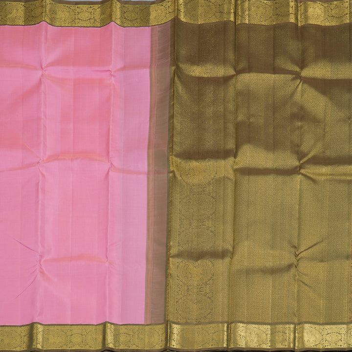 Hayagrivas Handloom Guava With Mehndi Border Kanjivaram Silk Saree BBD208E1-1