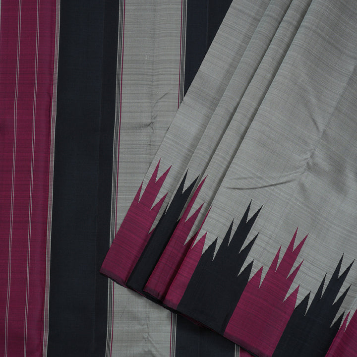 Hayagrivas Handloom Temple Border Kanjivaram Silk Saree BBD209E2-1