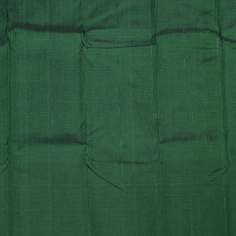 Hayagrivas Sizzling Grey Handloom Kanjivaram Silk Saree with Bottle Green Border BBD209E2-3