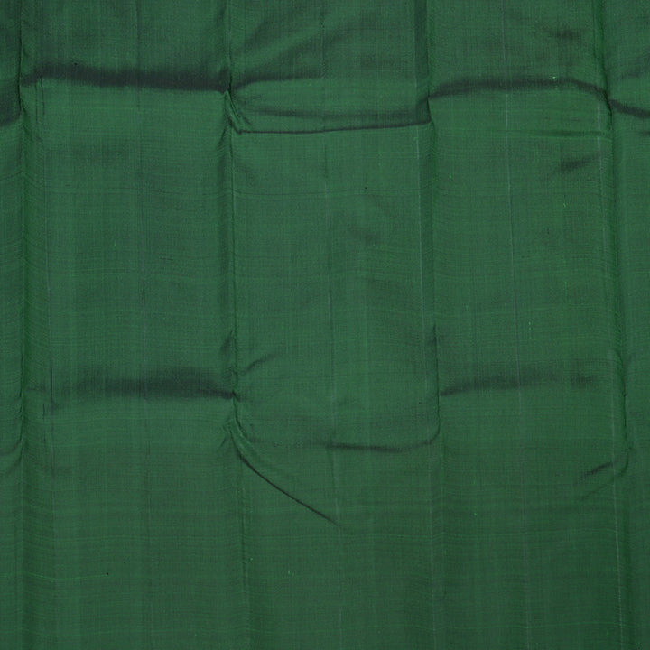 Hayagrivas Sizzling Grey Handloom Kanjivaram Silk Saree with Bottle Green Border BBD209E2-3