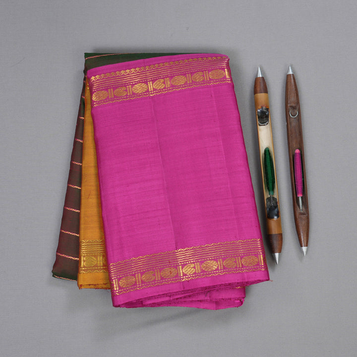 Hayagrivas Handloom Ganga Jamuna Kanjivaram Silk Saree BBD228E2-1