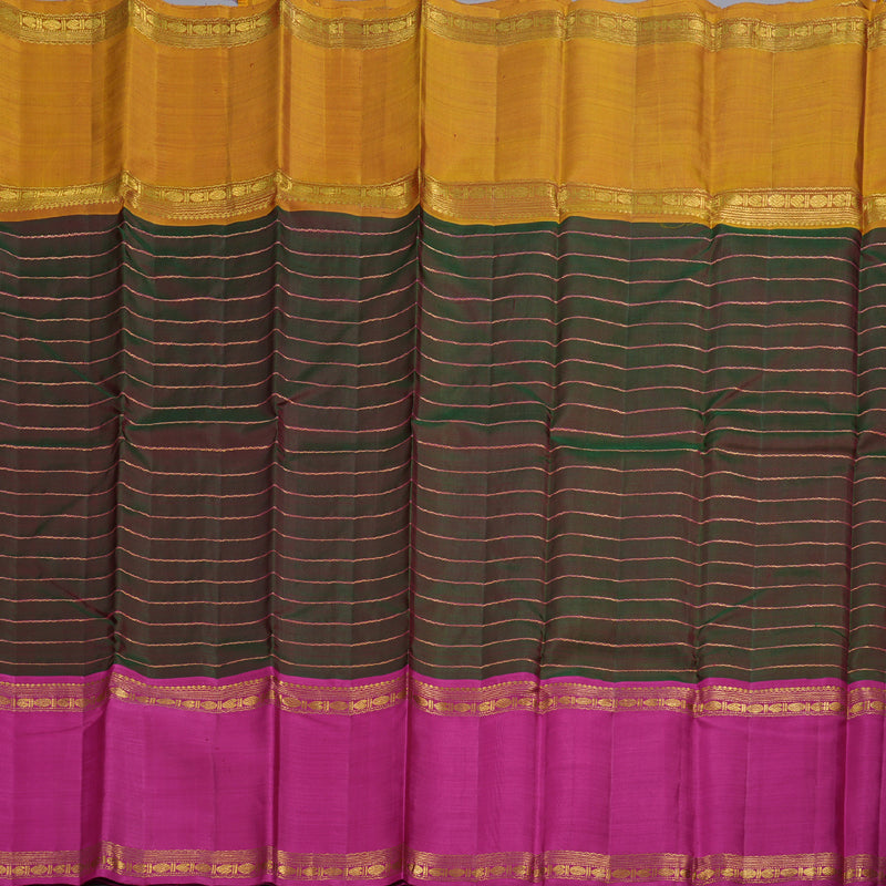 Hayagrivas Handloom Ganga Jamuna Kanjivaram Silk Saree BBD228E2-1