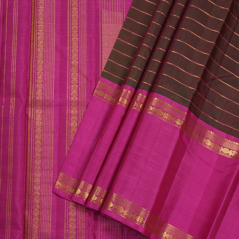 Hayagrivas Handloom Ganga Jamuna Kanjivaram Silk Saree BBD228E2-1