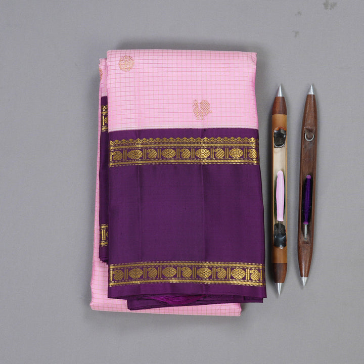 Hayagrivas Handloom Retta Pettu Kanjivaram Silk Saree BBD234E2-1