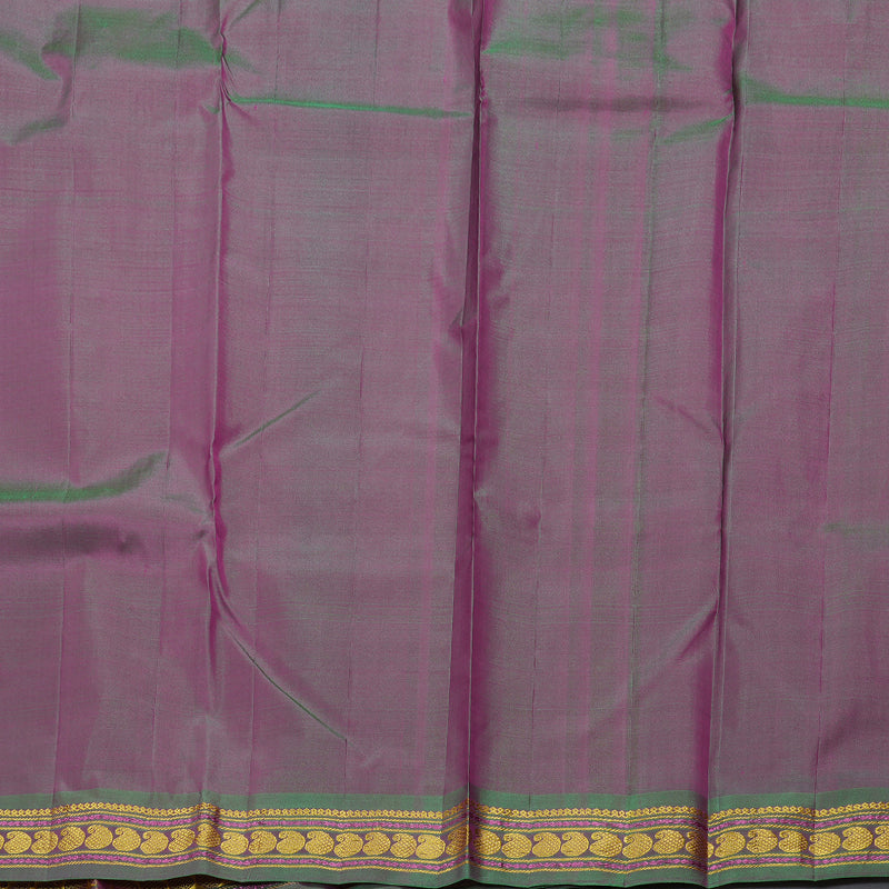 Hayagrivas Pink Handloom Kanjivaram Silk Saree with Mandhalir Border BBD237E1-5