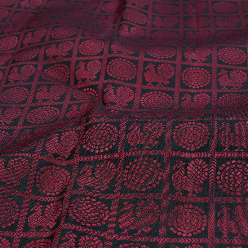 Hayagrivas Handloom Kanjivaram Thread Work Silk Saree BBD245E1-1