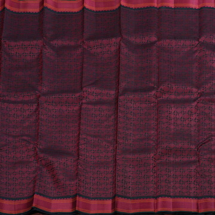 Hayagrivas Handloom Kanjivaram Thread Work Silk Saree BBD245E1-1