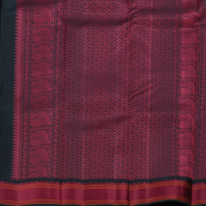 Hayagrivas Handloom Kanjivaram Thread Work Silk Saree BBD245E1-1