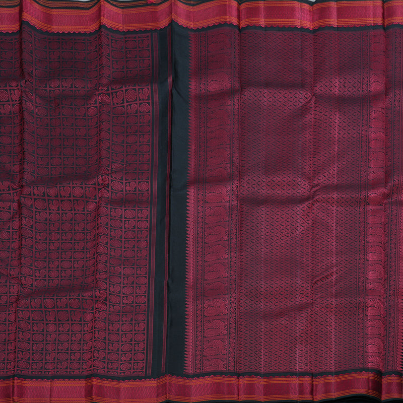 Hayagrivas Handloom Kanjivaram Thread Work Silk Saree BBD245E1-1