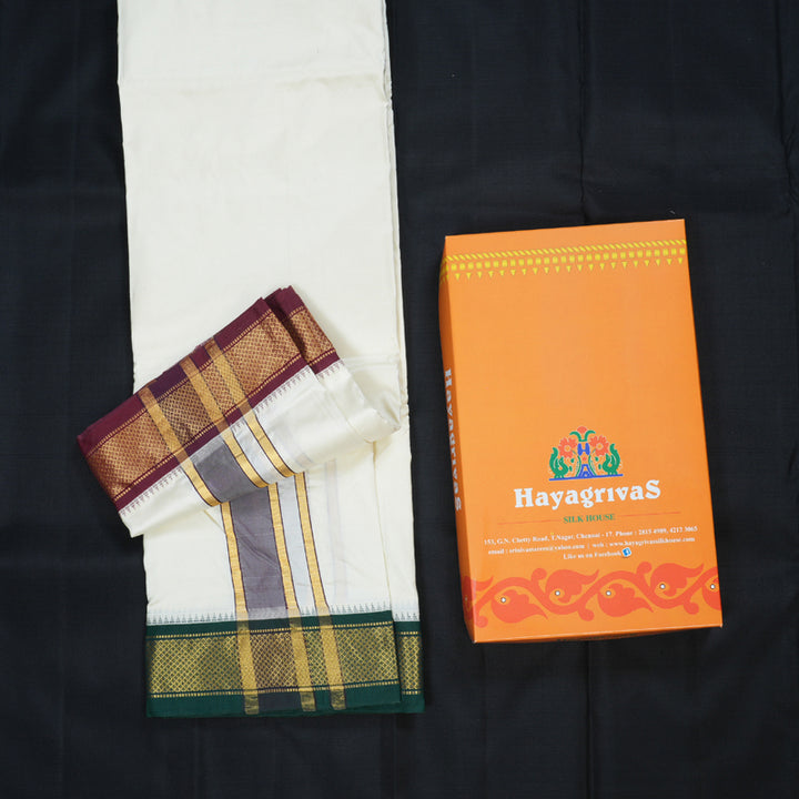 Hayagrivas Handloom 10*6 Silk Dhothi BBD272E6-5