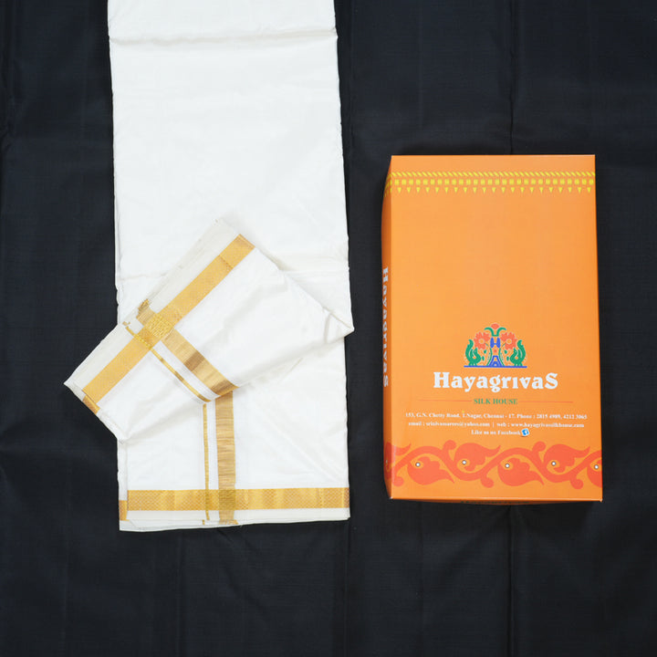 Hayagrivas Handloom 10*6 Silk Dhothi 40K