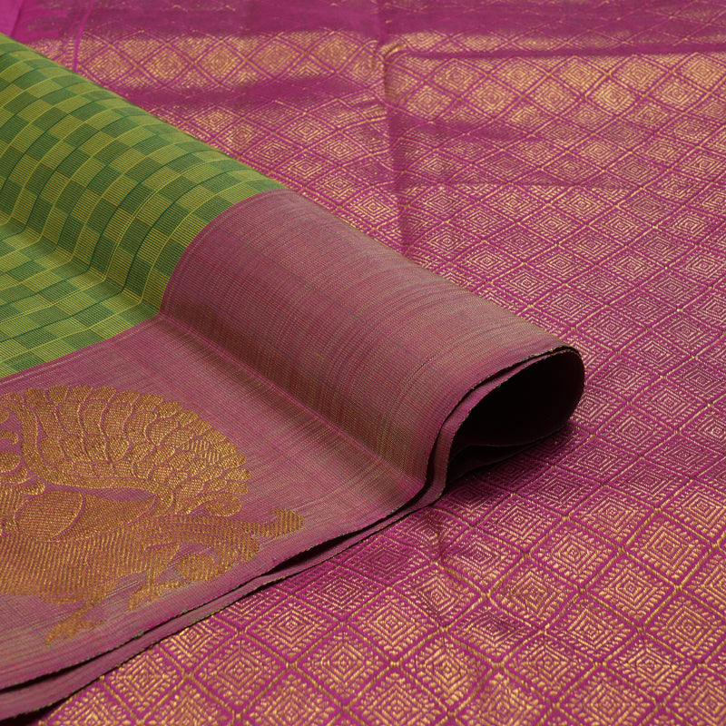 HayagrivasHandloom Pai Kattam Kanjivaram Silk Saree  BBD28D2-1