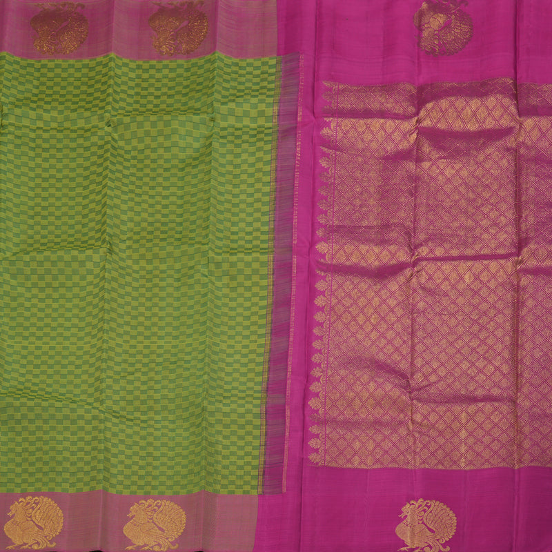 HayagrivasHandloom Pai Kattam Kanjivaram Silk Saree  BBD28D2-1