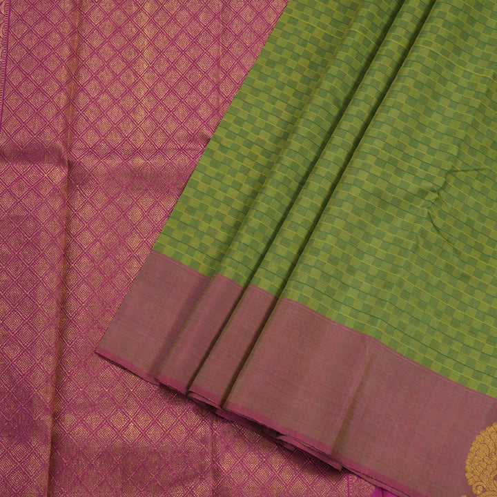 HayagrivasHandloom Pai Kattam Kanjivaram Silk Saree  BBD28D2-1