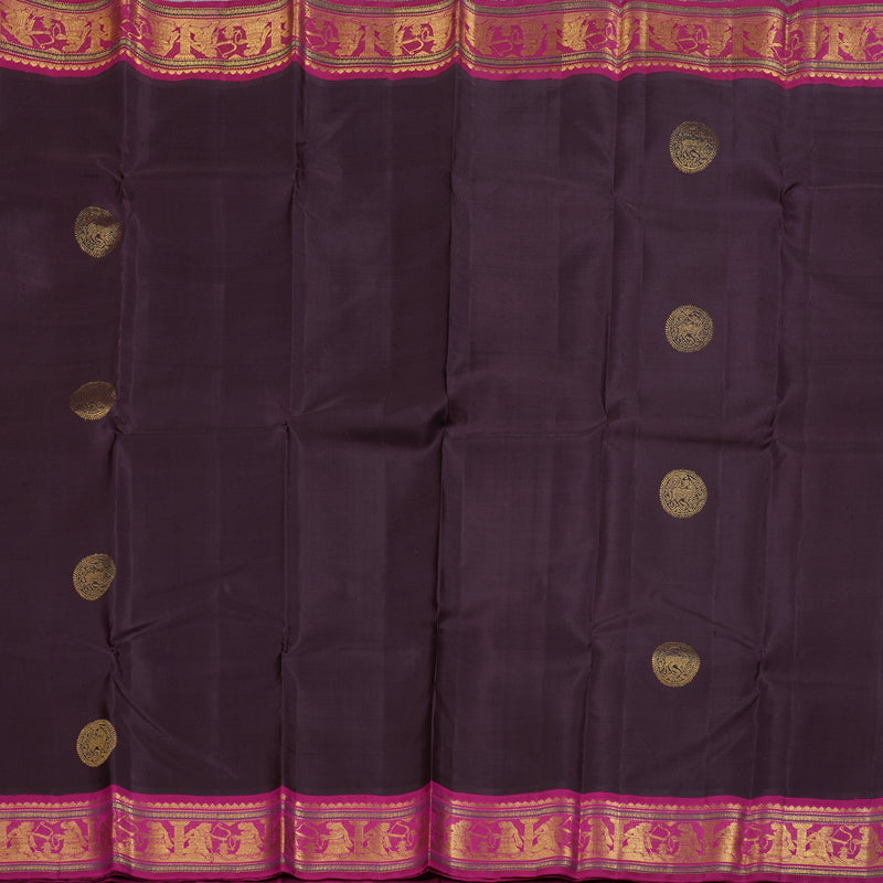 Hayagrivas Handloom Kanjivaram Korvai Silk Saree BBD317E4-5