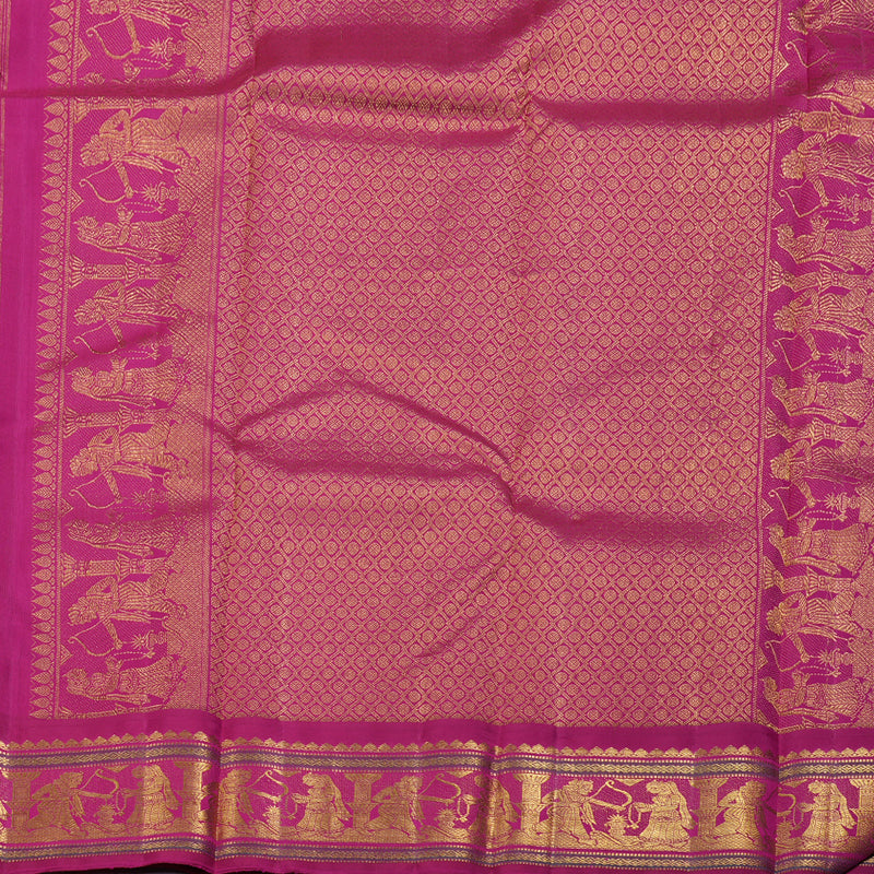 Hayagrivas Handloom Kanjivaram Korvai Silk Saree BBD317E4-5