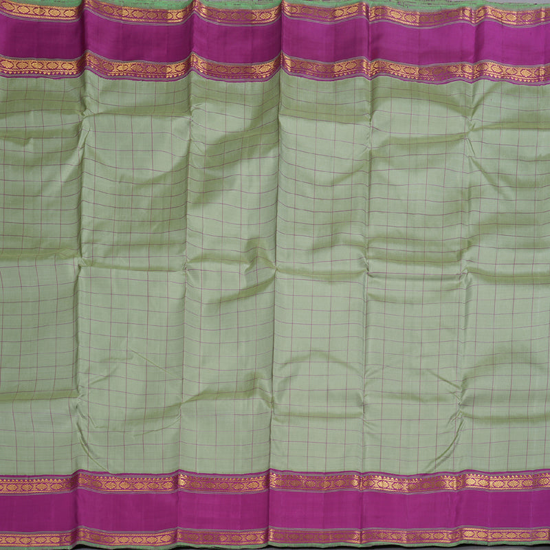 Hayagrivas Handloom Korvai Retta Pettu Kanjivaram Silk Saree BBD318E7-4