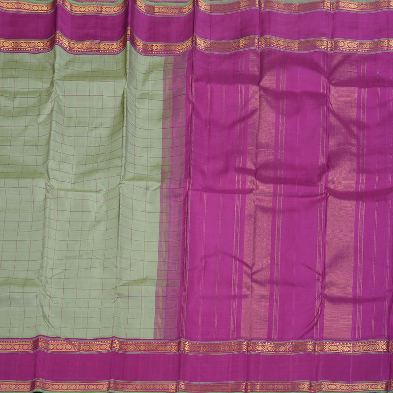 Hayagrivas Handloom Korvai Retta Pettu Kanjivaram Silk Saree BBD318E7-4