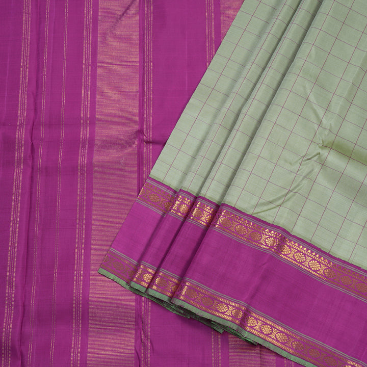 Hayagrivas Handloom Korvai Retta Pettu Kanjivaram Silk Saree BBD318E7-4