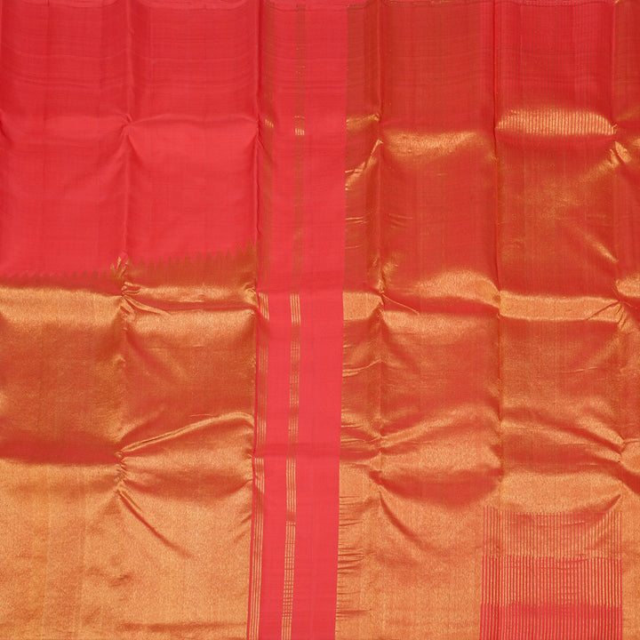 Hayagrivas Red Handloom Kanjivaram Silk Saree BBD320E4-2