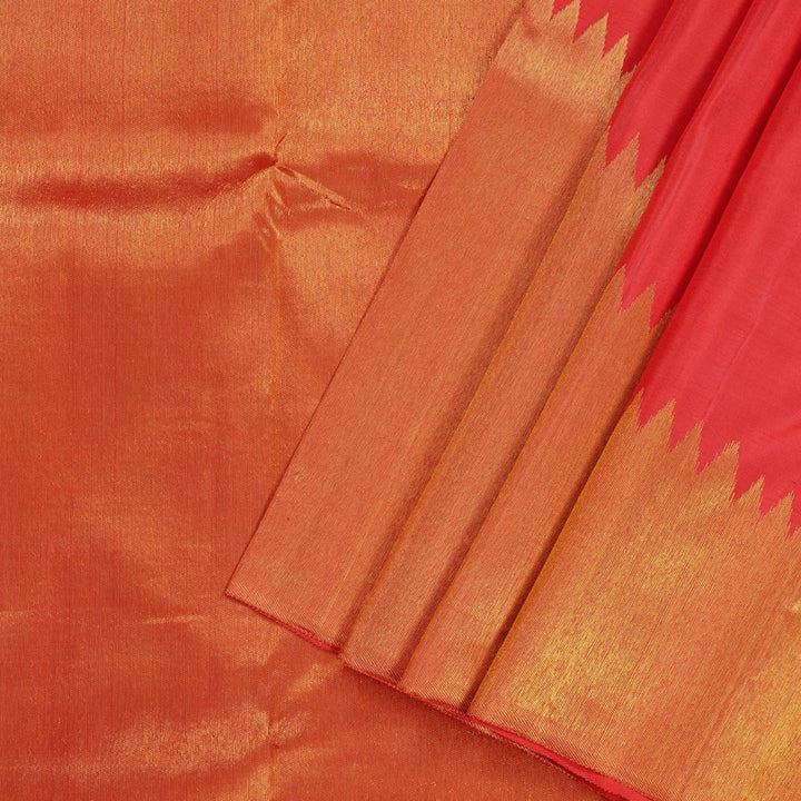 Hayagrivas Red Handloom Kanjivaram Silk Saree BBD320E4-2