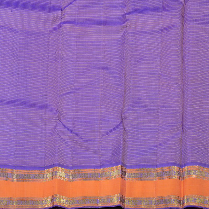 Hayagrivas Peach Pink Handloom Kanjivaram Silk Saree with Peach Orange Border BBD357E5-2